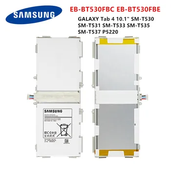 SAMSUNG Oriģinālā Tablete EB-BT530FBE EB-BT530FBC Akumulatoru Samsung Galaxy Tab 4 10.1