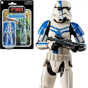 3.75 Collu Hasbro Oriģinālo Star Wars Vintage Kolekcija Spēļu Izcilnieki Stormtrooper Komandieris Rīcības Attēls rotaļlietas bērniem