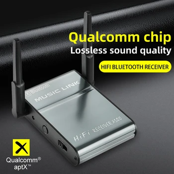 Qualcomm Aux Audio Bluetooth Uztvērējs Lossless Audio USA Adapteris HIFI Auto Navigācijas Zvanu RCA Bezvadu Vintage Skaļrunis 5.0 APTX