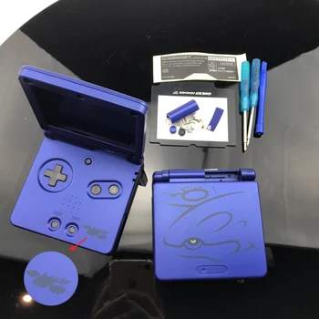 Jaunas ielidošanas Pilnu Korpusa Apvalks, Lietu Vāku Nomaiņa uz GBA SP Gameboy Advance SP Accessorries+atveriet Rīki