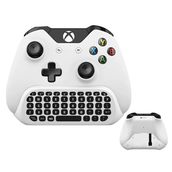Bezvadu Tastatūru ChatPad Microsoft Xbox Viens QuickType Tastatūras Balts ar USB Uztvērēju Xbox Vienu Spēli Gamepad Kontrolieris