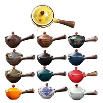 360 Grādu Keramikas Tējkanna Rokas Tējkanna Izsmalcinātu Tējas Uzstādīt Sānu Rokturis Tēja Tējkanna Tējkanna Keramikas Vienā Katlā Sānu Rokturis Pot Jaunas