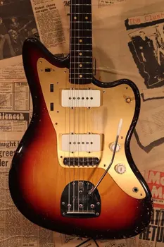 Custom versijā classic saulrieta krāsu elektriskā ģitāra zelta aizsargs bezmaksas piegāde