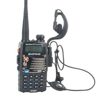 BAOFENG walkie talkie, UV-5RA VHF/UHF Dual band 5W 128CH Portatīvo FM divvirzienu radio ar klausules