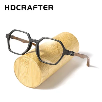 Vīrieši Laukumā Recepšu Brilles Pilna Loka Optisko Rāmja Brilles Briļļu AntiＢlue Photochromic Progresīvās Brilles Rāmis