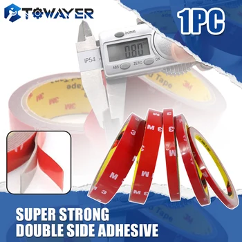 Towayer 1gb 0.5 mm-2mm Biezums Super Spēcīgu Dubultā Sānu Līmi Putu Lentu Montāžas Stiprinājuma Sticky Pad