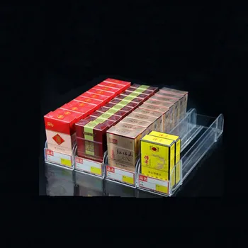 Automātiskā cigarešu stūmēju lielveikalu cigarešu stends dzinekli veikala Tabakas displejs stāvēt dzert ministru kabineta displaybox