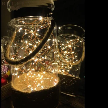 MAZLIET.LIDO 2M 20 gaismas Diodes, Ziemassvētku Apgaismojums LED String Vara Stieples Pasaku Gaismas Festivāla Kāzu Centrālais Puse Mājas, Galda Dekori