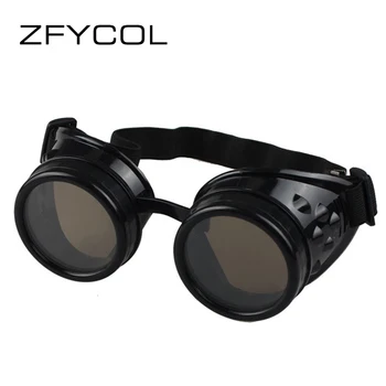 ZFYCOL Jaunu Modes Ierašanās Saulesbrilles Vintage Stila Steampunk Brilles Metināšanas Gothic Brilles Cosplay Brilles 2023 Zīmola Dizainere