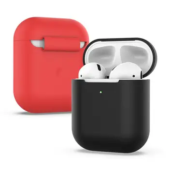 Mīksts Silikona Gadījumos Apple Airpods 1/2 Aizsardzības Bluetooth Bezvadu Austiņas Vāks Apple Gaisa Pākstis Uzlādes Lodziņu, Somas