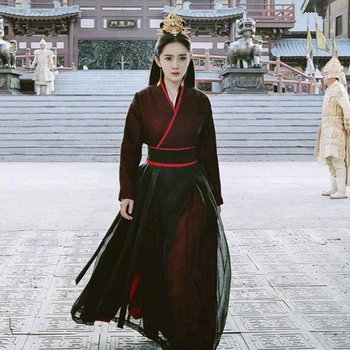 melns han fu sievietēm Sieviešu Seno Ķīniešu Tērpu Swordswoman vintage Tērpu halloween drēbes