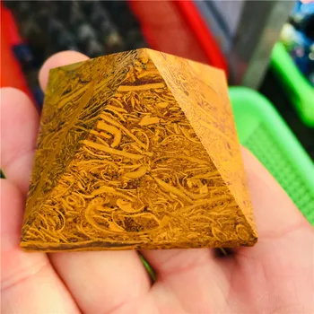 zīda Dziedināšanas Piramīdas Dabas Minerālu Triangled Kristāla Punktu, vairumtirdzniecība
