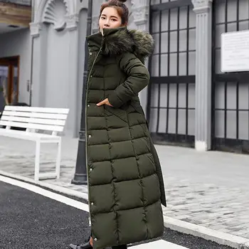Sievietes uz leju jakas sieviešu ziemas mēteļos 2022 jaunu siltu ilgi uz leju, mētelis sieviete outerwears kapuci ziemas jaka sievietēm