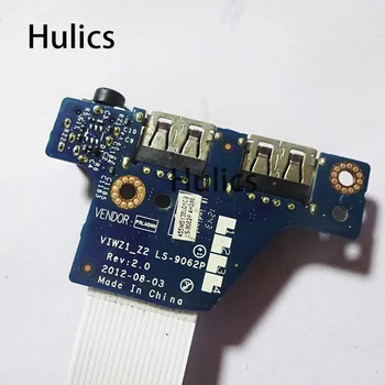 Hulics Izmantot Lenovo Z500 P500 Z500T Z400 P400 Z400T Klēpjdatoru USB Kabeli Audio Skaņas Karte Valdes VIWZ1_2 LS-9062P