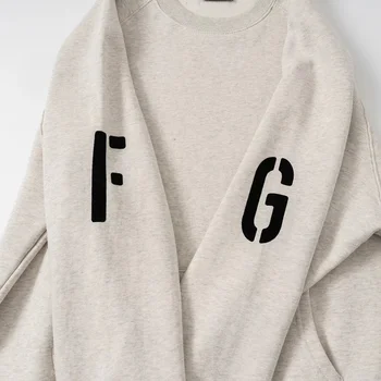 Lielgabarīta Apkalpes Kakla pelēkā vārna FG, Logo Vīriešu sporta Krekls Sievietēm, Hoodies Kokvilnas Hip Hop Mīksti Kokvilnas Essentials sporta Krekli