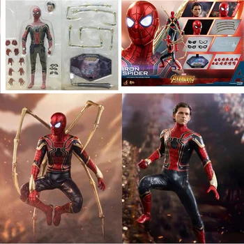 Avengers Infinity Kara Dzelzs Zirnekļcilvēka Rīcības Attēls Modelis 12inch Darbvirsmas Kolekcija Dāvanas Bērnu Dzimšanas dienas Dāvana