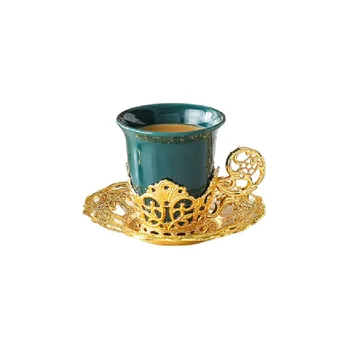 Keramikas krūzes, komplektu biroja tases etiopijas kafijas tasi uzstādīt juego de tazas de cafe turku kafijas tases tējas komplekts turku virtuve