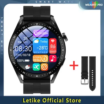 2022 Jaunu HW3 Pro Smart Skatīties Vīrieši Bluetooth Zvanu NFC Bezvadu Lādētāju Balss Palīgs Sporta Smartwatch PK skatīties gt 3