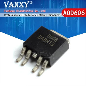 10pcs AOD606 TO-252-4 D606 TO252-4-252