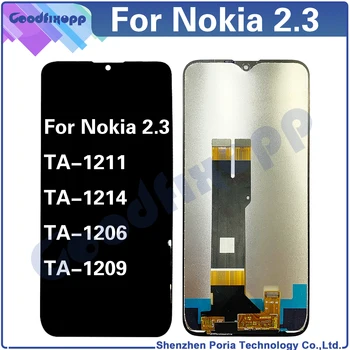Nokia 2.3 TA-1211 TA-1214 TA-1206 TA-1209 LCD Displejs, Touch Screen Digitizer Montāža Nomaiņa