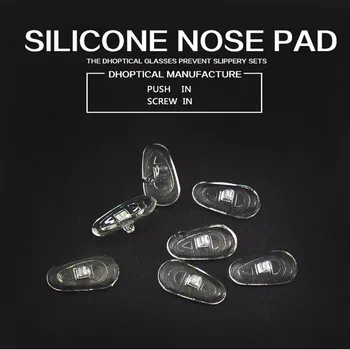 silikona deguna pamatni 500pcs brilles daļas, piederumi, mīksts materiāls, ko dhoptical CY010