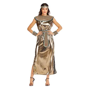 Sieviešu Seno Ēģiptiešu Dieviete Cosplay Kleitas Pieaugušo Halloween Faraona Kostīms Karnevāla Lieldienu Purima Masku