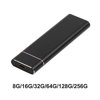 Mini Portatīvo Cieto Disku Uzglabāšanas Ierīces Tips-C Ārējo SSD Mobilo Cietvielu Disks Disks uz galda Portatīvo Klēpjdatoru