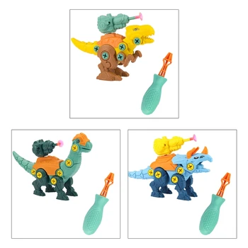 Asamblejas Dinozauru Rotaļlietas ar Skrūvgriezi Uzsākt Modeļa Mācību Dāvanu Bērniem