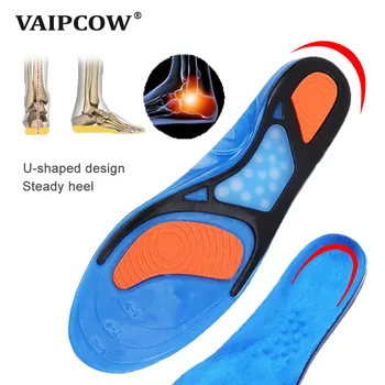 VAIPCOW želeja zolītes augstākās kvalitātes elpojošs ērti silikona ieliktņiem dezodorants triecienu absorbciju apavu zolītes sportam ieliktņiem