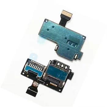Samsung Galaxy S4 Mini GT-I9190 I9192 I9195 SIM karte SD Kartes ligzda Turētājs Connector Flex Cable
