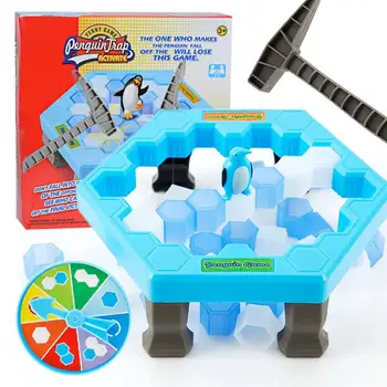 Ledus Laušana Pingvīns Lamatas Ledlauzis Super Uzvarētājs Spēles galda Bērnu Rotaļlietas Juegos De Mesa Para Toda La Familia настольные игры