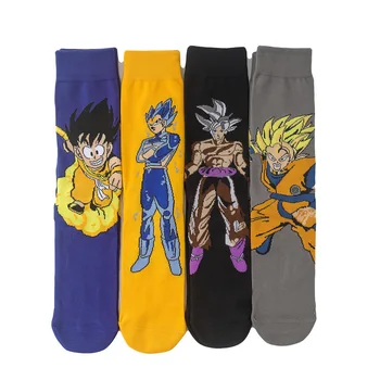 Anime Smieklīgi Vīriešu Zeķes Son Goku Kakarotto Cosplay Sockings Bokseris Cilvēks Kokvilnas Vīriešu Elpojošs Zeķes Dāvanu