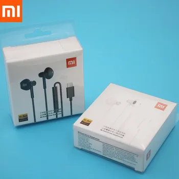 Xiaomi Mi 9 Hibrīda DC Seo In-Ear Austiņas C Tipa Austiņas Ar Mic Vadu Kontroles Dual Vadītāja Mi 12 12S 11 T 10 Pro Ultra K40