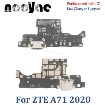 Par ZTE Blade A31 2021 / A51 2021 / A71 2020. gadam USB Doks Lādētāja Ports Uzlādes Flex Kabelis Mikrofona Valde Ar IC