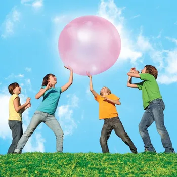 Karstā jautras piepūšamās bumbu TPR piepūšamās bouncy bumbu ūdens iesmidzināšana caurspīdīgs burbulis rakete lielība bumbu relaksējošu rotaļlietas