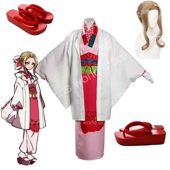 Anime Tualetes Pienākums Hanako Kun Yako Cosplay Kostīmi Sieviešu Kimono Vienotos Puses Tērpiem Miko Halloween Karnevāls Cosplay Sieviešu Cos