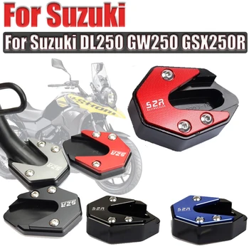 Par Suzuki V-Strom 250 DL250 DL 250 VSTROM GW250 GSX250R Motociklu Statīva Kāju Pusē Stāvēt Pagarināšanu Pad Atbalsta Plāksne daļas