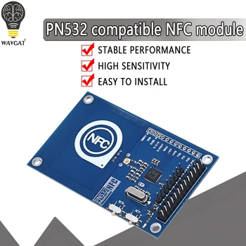 13.56 mHz PN532 Precīzu NFC Modulis arduino Saderīgs ar aveņu pi /NFC kartes moduli, lai lasīt un rakstīt