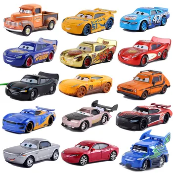 Disney Pixar Auto 3 rotaļu auto McQueen 39 veida 1:55 die-cast metāla sakausējuma modelis rotaļu auto 2 bērniem dzimšanas dienas / Ziemassvētku dāvanu