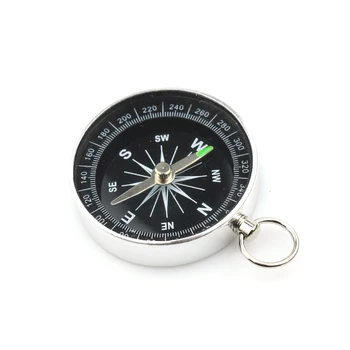 Portatīvo Kompass Alumīnija Sakausējuma Keychain, Tūrisma Pārgājieni Medību Pārgājieni Izdzīvošanas Kompass, Navigācijas Āra Aktivitātēm