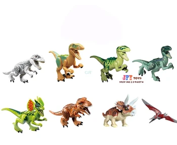 1/ 77001 Jurassic Pasaules Dinozauru Pasauli Pteranodon D-REX Tyrannosaurs Rex Ķieģeļi Modeli, Celtniecības bloki, Rotaļlietas Bērniem juguetes