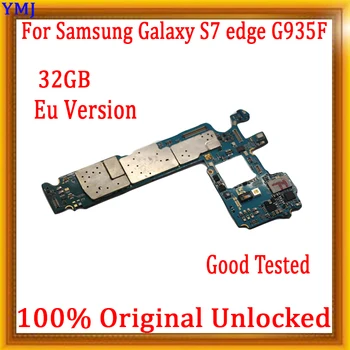 Oriģināls atbloķēt Samsung Galaxy S7 malas G935F G935FD G930F G930FD Mātesplati ar Android Sistēmu,ES Versija Mainboard