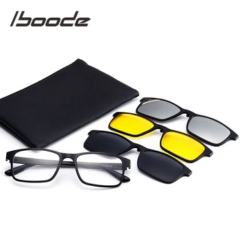 iboode Bifocal Lasīšanas Brilles Ar Magnētisko Polarizētās Klipu Saulesbrilles Vīriešiem Nakts Redzamības Drving Saulesbrilles Sievietēm, 3 Objektīvu