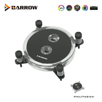 Barrow CPU Ūdens Bloķēt Saderīgu Intel Socket LGA115X,1200,1700,X99,X299 Procesoru, Dzesētājs,Balta,Melna,G1/4