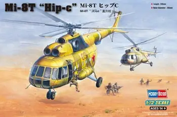 Hobbyboss modelis 87221 1/72 Mērogā Mi-8T Hip-C Modelis Komplekts