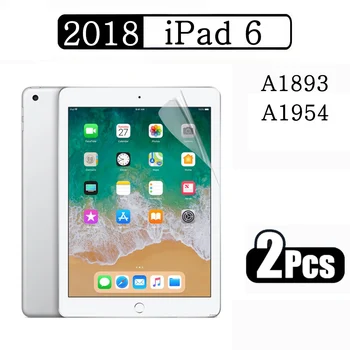 (2 Iepakojumi) Screen Protector For Apple iPad 6 9.7 2018. gada 6. Paaudzes A1893 A1954 Anti-Scratch PET Mīksto Tablete Filmu