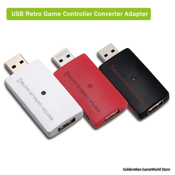 USB Kontrolieris Pārveidotāja Adapteris Savietojams Nintendo Slēdzi, atbalsta PS4/PS3/PlayStation Pro/Xbox One S/X Bezvadu Bluetooth