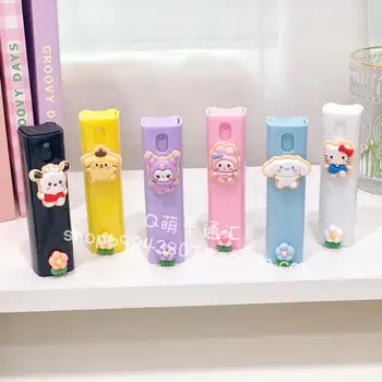 10Ml Sanrioes Anime Kuromi Cinnamoroll Melodiju Portatīvo Uzpildāmas Smaržu Pudeles Tukši Kosmētikas Konteineri Aerosola Izsmidzinātājiem Pudele
