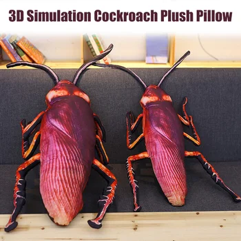 Radoši Spilgts 3D Simulācijas Prusaks Plīša Spilvenu Palaidnība Aksesuārus Kukaiņu Nap noņemami un mazgājami lelle ins xiaoqiang plīša Rotaļlieta