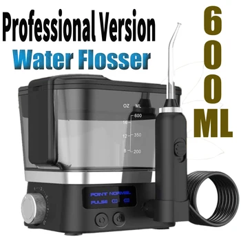 600ML Mutvārdu Irrigator Ūdens Flosser USB Uzlādējams,Zobu Balināšana Mājās, Profesionālo Jet Scaler Tvertnes,Zobu Aprūpe, Smaganu Tīrītājs